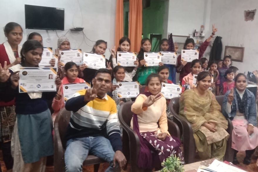 Sewing  Course Certificate Distribuction